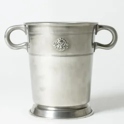 Best Pamono Vintage Pewter Ice Bucket by Hugo Ghelin for Ystad-Metall, 1928