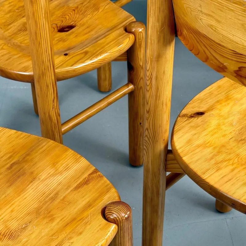 Hot Pamono Vintage Pinewood Chairs by Rainer Daumiller, 1970s, Set of 6