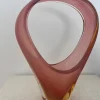 Pamono Vintage Pink and Yellow Murano Basket, 1950s> Trunks Crates & Baskets
