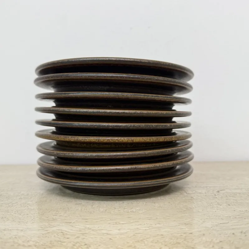 Pamono Vintage Plates by Ulla Procope for Arabia, 1970s, Set of 9> Dinner Plates & Bowls