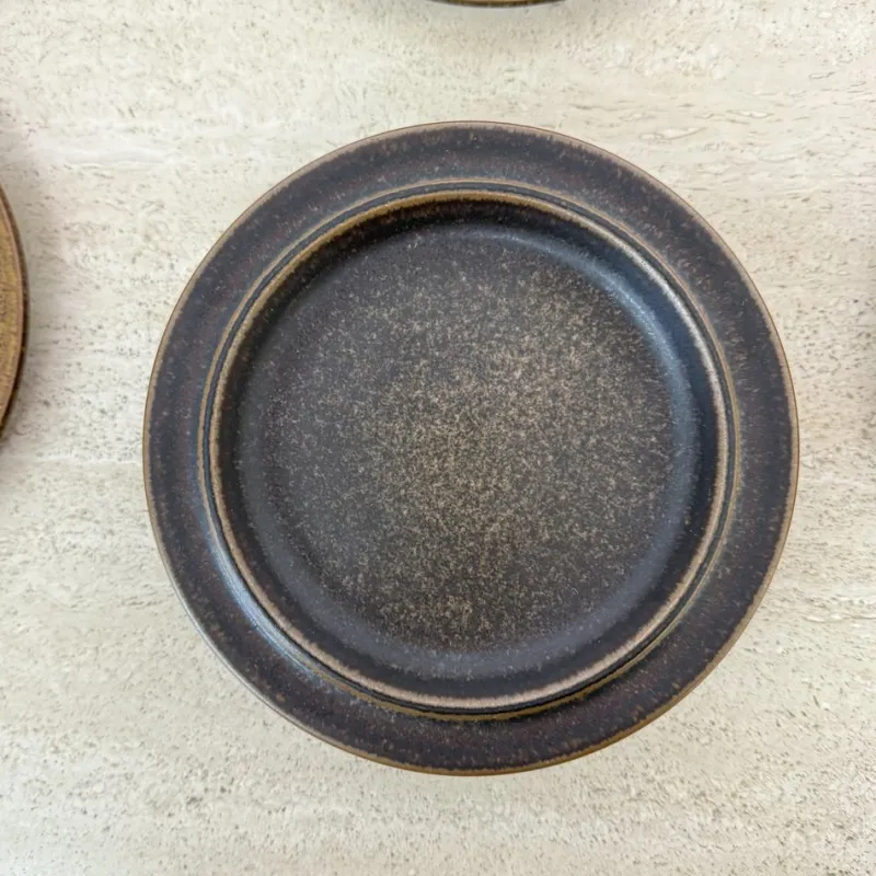Pamono Vintage Plates by Ulla Procope for Arabia, 1970s, Set of 9> Dinner Plates & Bowls
