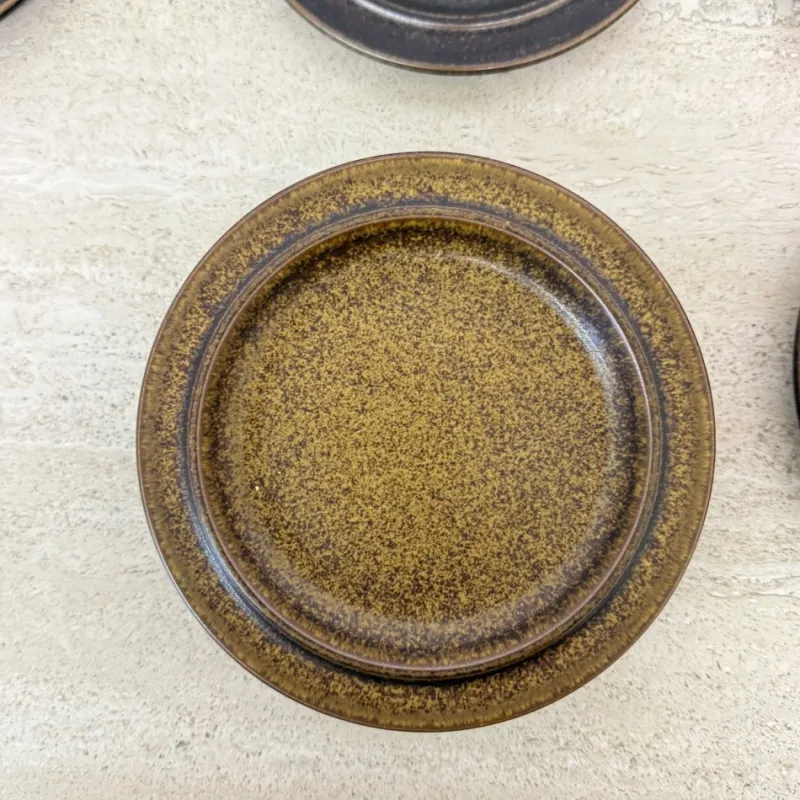 Pamono Vintage Plates by Ulla Procope for Arabia, 1970s, Set of 9> Dinner Plates & Bowls