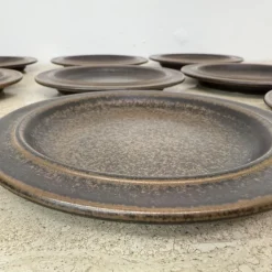 Pamono Vintage Plates by Ulla Procope for Arabia, 1970s, Set of 9><noscript><img width=