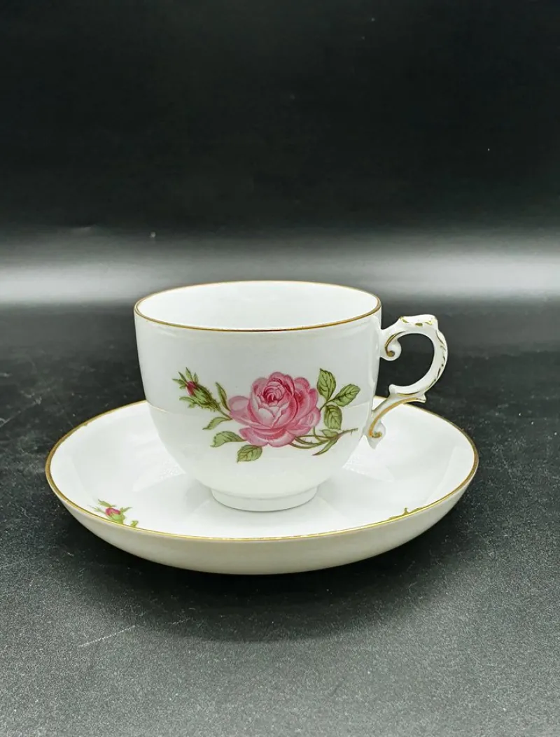 Best Pamono Vintage Porcelain Cups & Saucers from Furstenberg, Germany, Set of 10