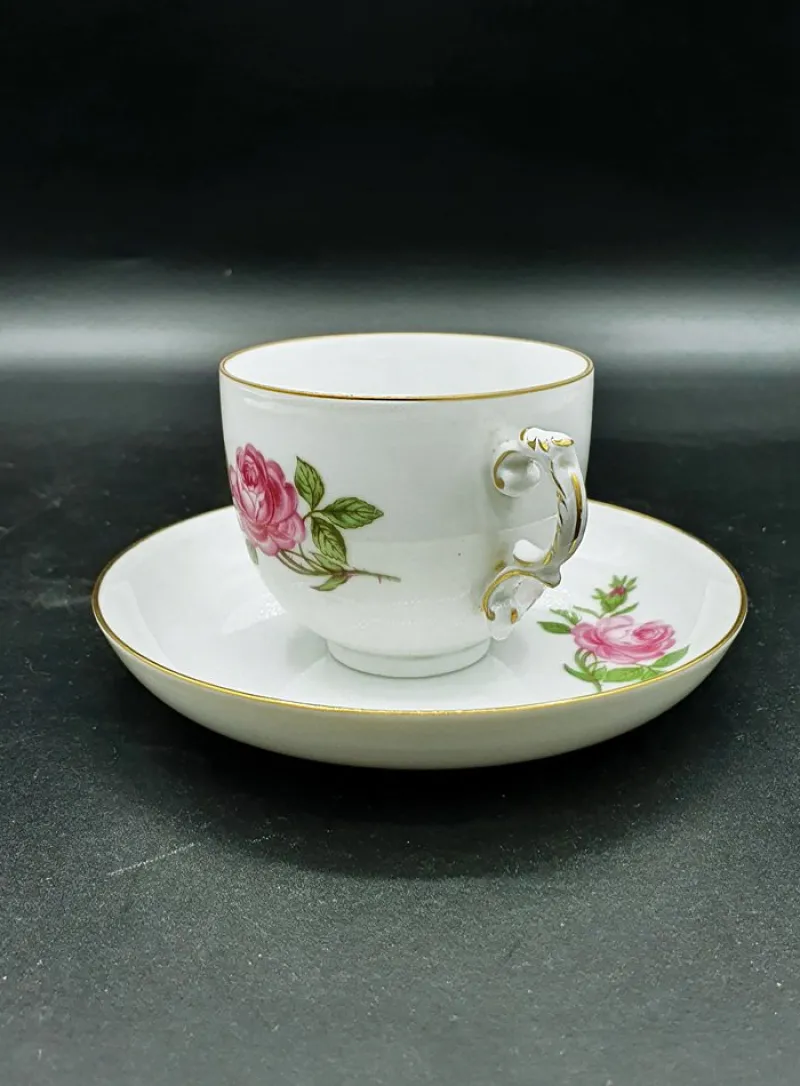 Best Pamono Vintage Porcelain Cups & Saucers from Furstenberg, Germany, Set of 10