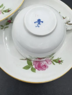 Best Pamono Vintage Porcelain Cups & Saucers from Furstenberg, Germany, Set of 10