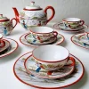 Pamono Vintage Porcelain Fudschijama Geisha Tea Service, Japan, 1960s, Set of 17> Coffee & Tea Service