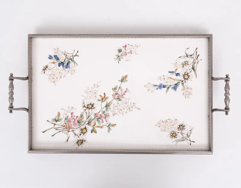 Outlet Pamono Vintage Porcelain Serving Tray, 1920s