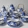 Online Pamono Vintage Porcelain Tea Service, 1950s, Set of 44