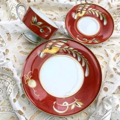 Outlet Pamono Vintage Porcelain Tea Trio Set from Goldrelief, GDR, Set of 3