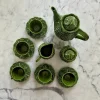 Pamono Vintage Portuguese Coffee Set, 1950s, Set of 8> Coffee & Tea Service