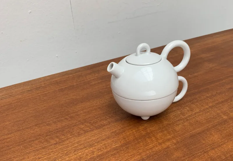 Pamono Vintage Postmodern German Fantasia Series Teapot and Cup by Matteo Thun for Arzberg, 1980s, Set of 2> Coffee & Tea Service