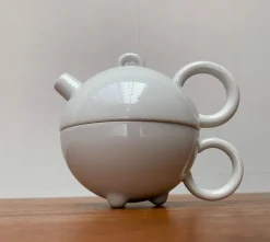 Pamono Vintage Postmodern German Fantasia Series Teapot and Cup by Matteo Thun for Arzberg, 1980s, Set of 2><noscript><img width=