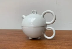 Pamono Vintage Postmodern German Fantasia Series Teapot and Cup by Matteo Thun for Arzberg, 1980s, Set of 2><noscript><img width=