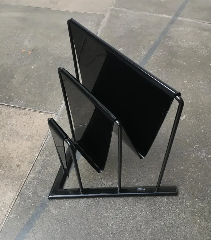 Pamono Vintage Postmodern Magazine Rack by Markus Börgens for D-Tec, 1980s> Magazine Racks
