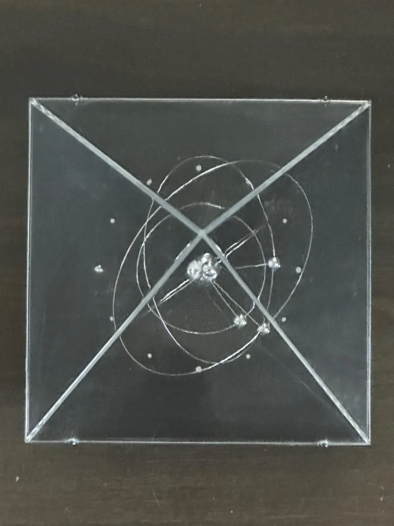 Sale Pamono Vintage Pyramid Clock, 1980s