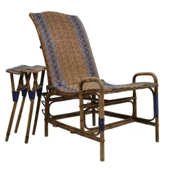 Pamono Vintage Rattan Chaise Lounge><noscript><img width=