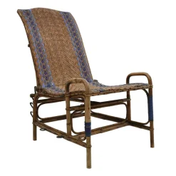 Pamono Vintage Rattan Chaise Lounge><noscript><img width=