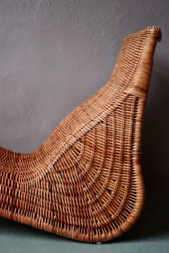 Sale Pamono Vintage Rattan Chaise Lounge by Carl Öjerstam for Ikea
