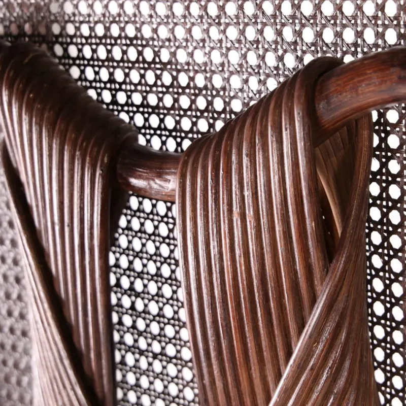 Pamono Vintage Rattan Folding Screens, 1970s, Set of 2> Room Dividers & Screens