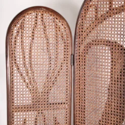 Pamono Vintage Rattan Folding Screens, 1970s, Set of 2><noscript><img width=