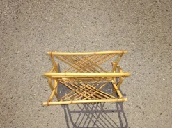 Pamono Vintage Rattan Magazine Holder><noscript><img width=