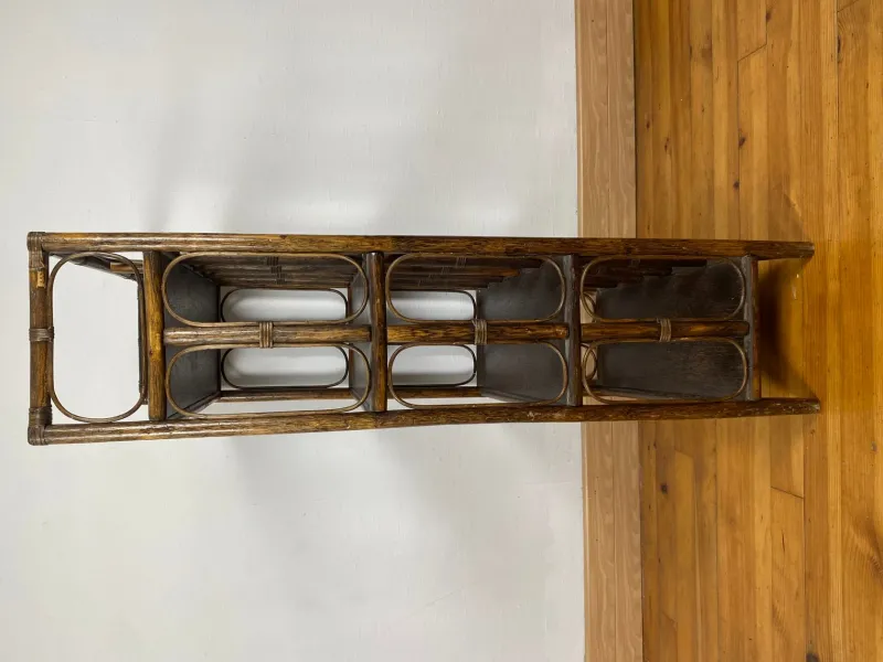 Outlet Pamono Vintage Rattan Shelf, 1920s