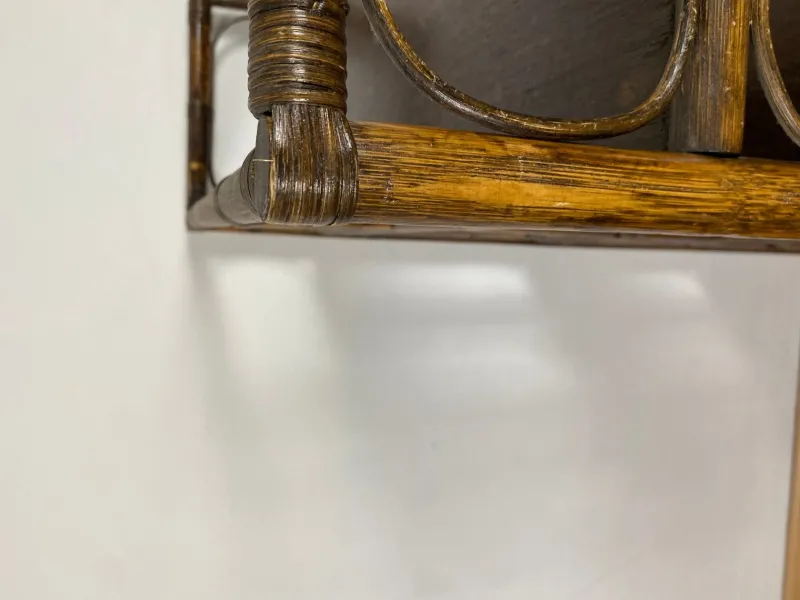 Outlet Pamono Vintage Rattan Shelf, 1920s