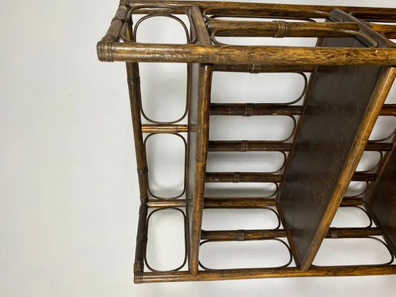 Outlet Pamono Vintage Rattan Shelf, 1920s