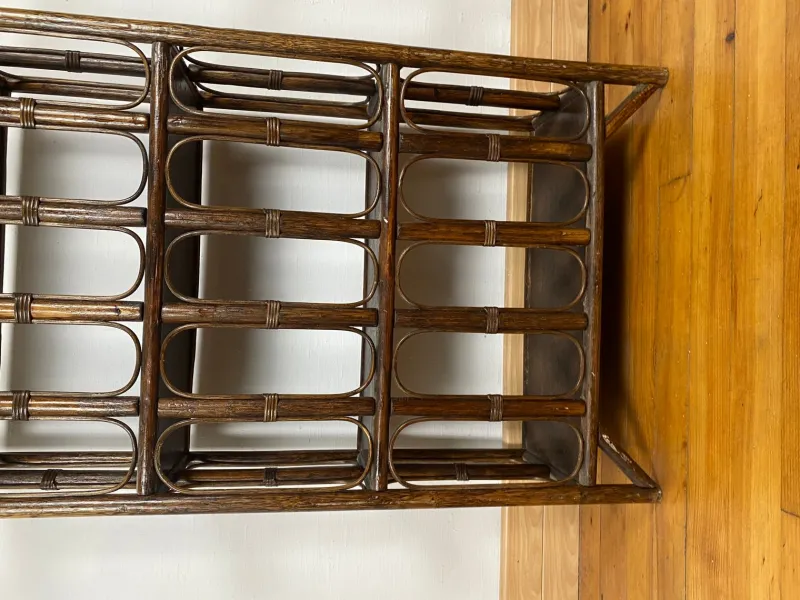 Outlet Pamono Vintage Rattan Shelf, 1920s