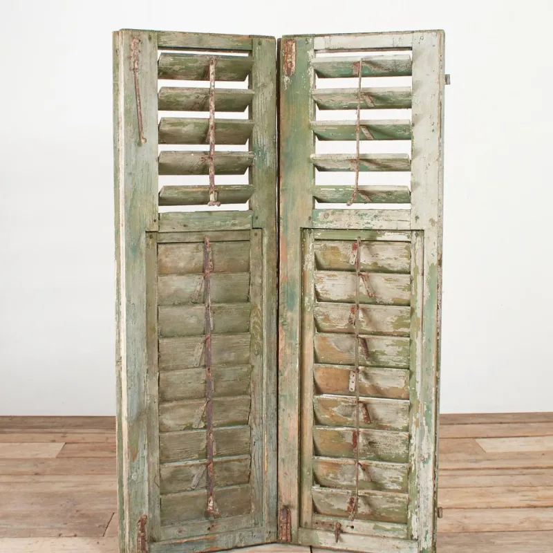 Pamono Vintage Reclaimed Window Shutters, 1950s