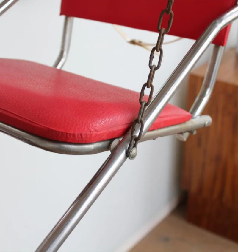 Outlet Pamono Vintage Red Children's Swing, 1950s