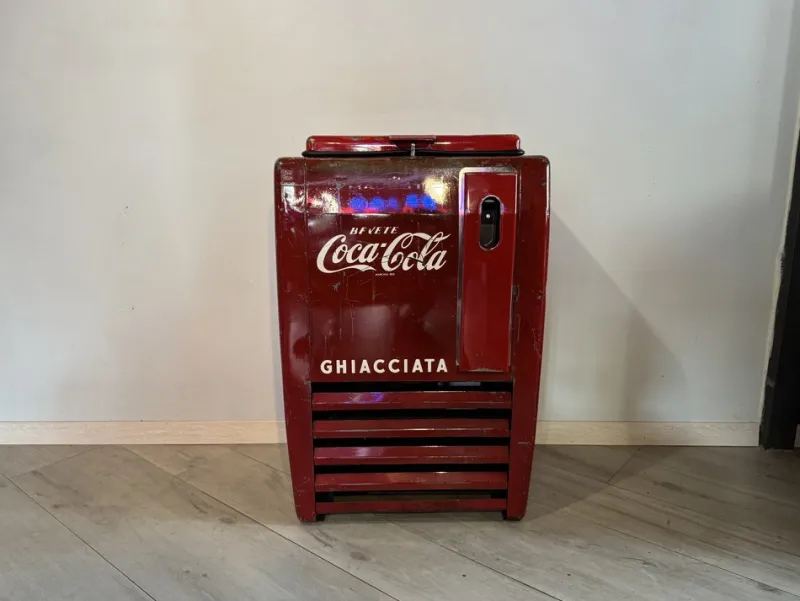 Outlet Pamono Vintage Red Icebox, 1950s