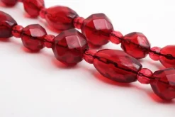 Pamono Vintage Red Long Amber Necklace, 1960s><noscript><img width=