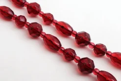Pamono Vintage Red Long Amber Necklace, 1960s><noscript><img width=