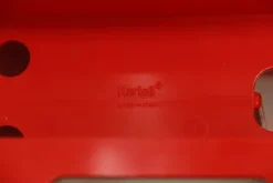 Pamono Vintage Red Plastic Carminio Magazine Holder by Giotto Stoppino for Kartell, Italy, 1980s><noscript><img width=