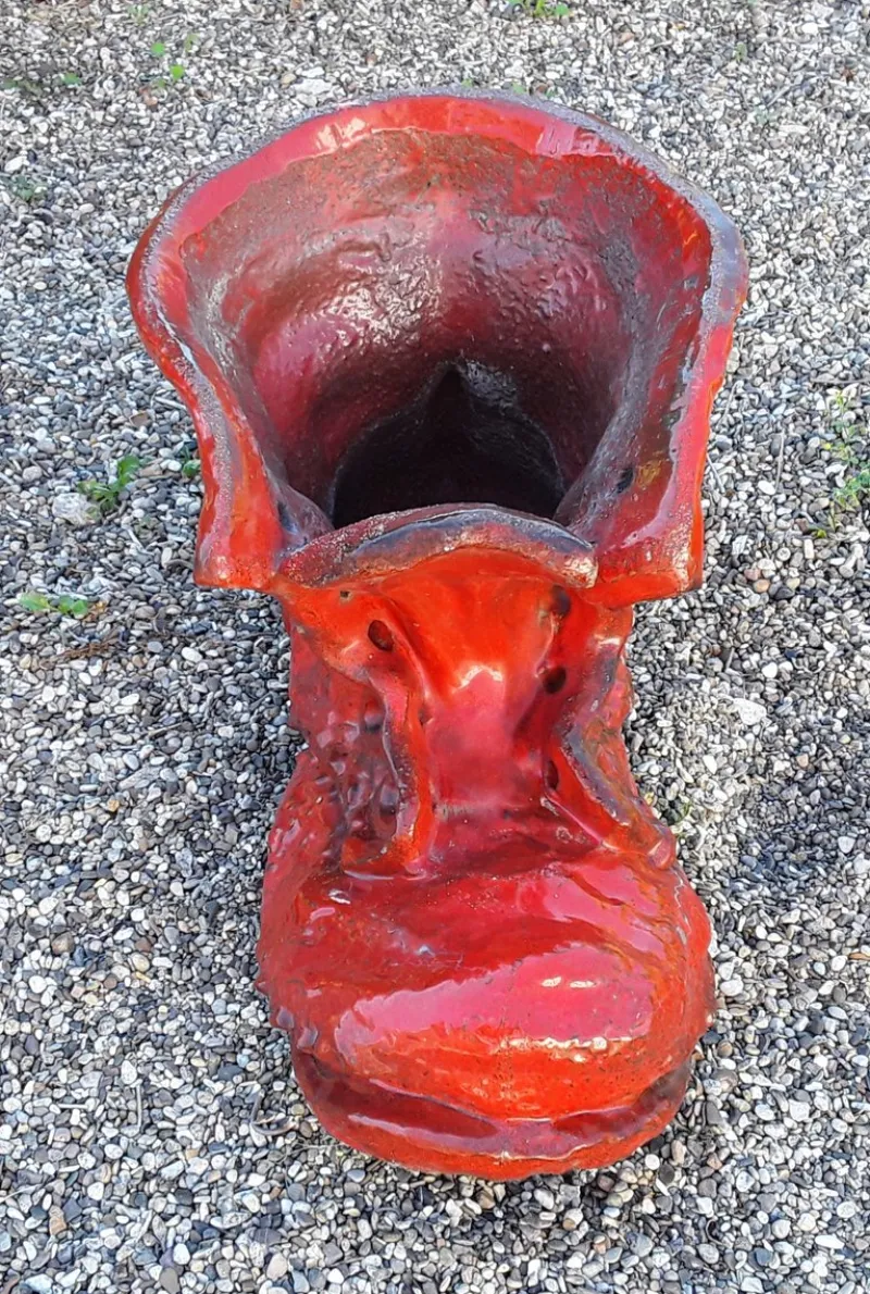 Best Pamono Vintage Red Shoe Planter