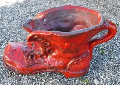 Best Pamono Vintage Red Shoe Planter
