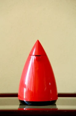 Pamono Vintage Red Thermos Flask by Emsa Brasil, 1980s><noscript><img width=