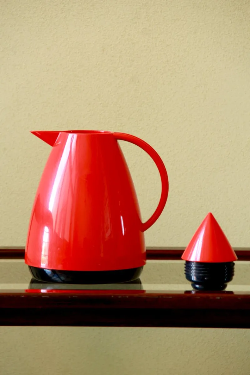 Pamono Vintage Red Thermos Flask by Emsa Brasil, 1980s> Bottles, Carafes & Jugs