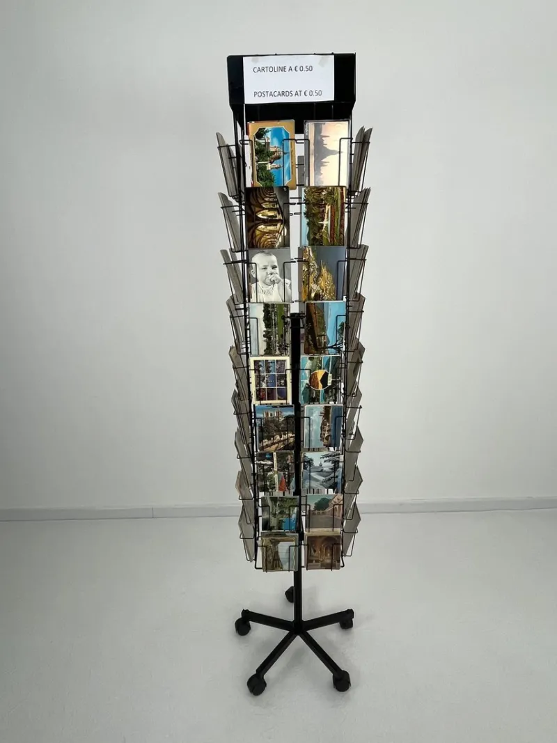Pamono Vintage Revolving Display with Postcards, 1960s> Magazine Racks