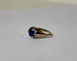 Pamono Vintage Ring in 14 Carat Gold and Amethyst by Herman Siersbøl, 1960s> Rings