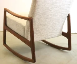 Pamono Vintage Rocking Chair attributed to Ole Wanscher for France & Søn / France & Daverkosen><noscript><img width=