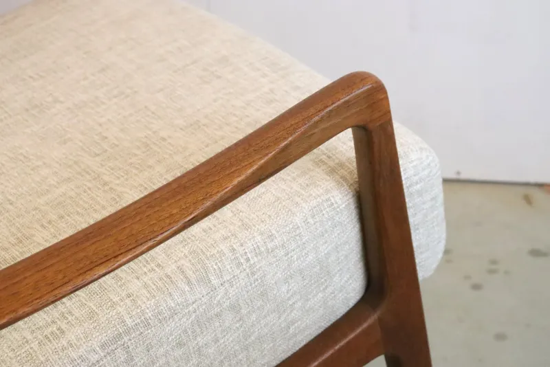 Pamono Vintage Rocking Chair attributed to Ole Wanscher for France & Søn / France & Daverkosen> Rocking Chairs