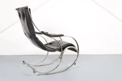 Pamono Vintage Rocking Chair by Peter Cooper for R. W. Winfield, 1851><noscript><img width=