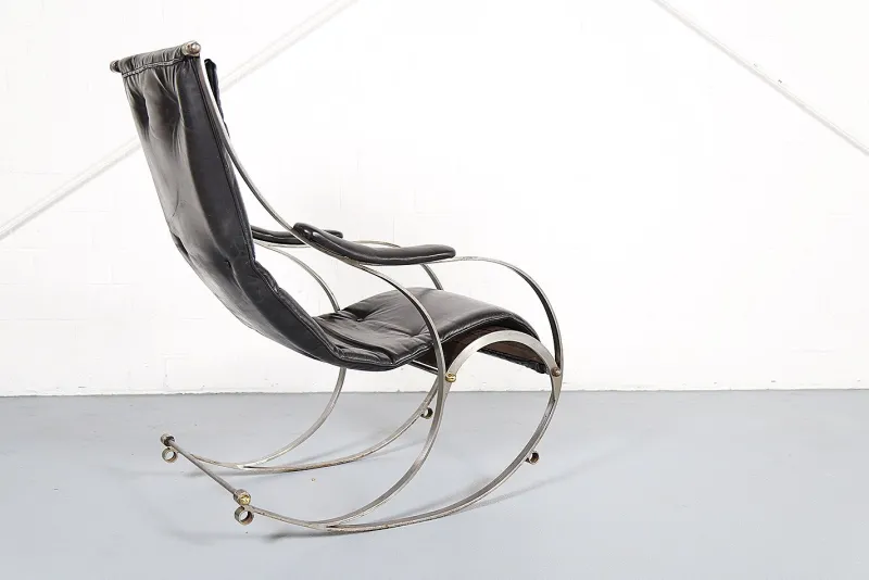 Pamono Vintage Rocking Chair by Peter Cooper for R. W. Winfield, 1851> Rocking Chairs