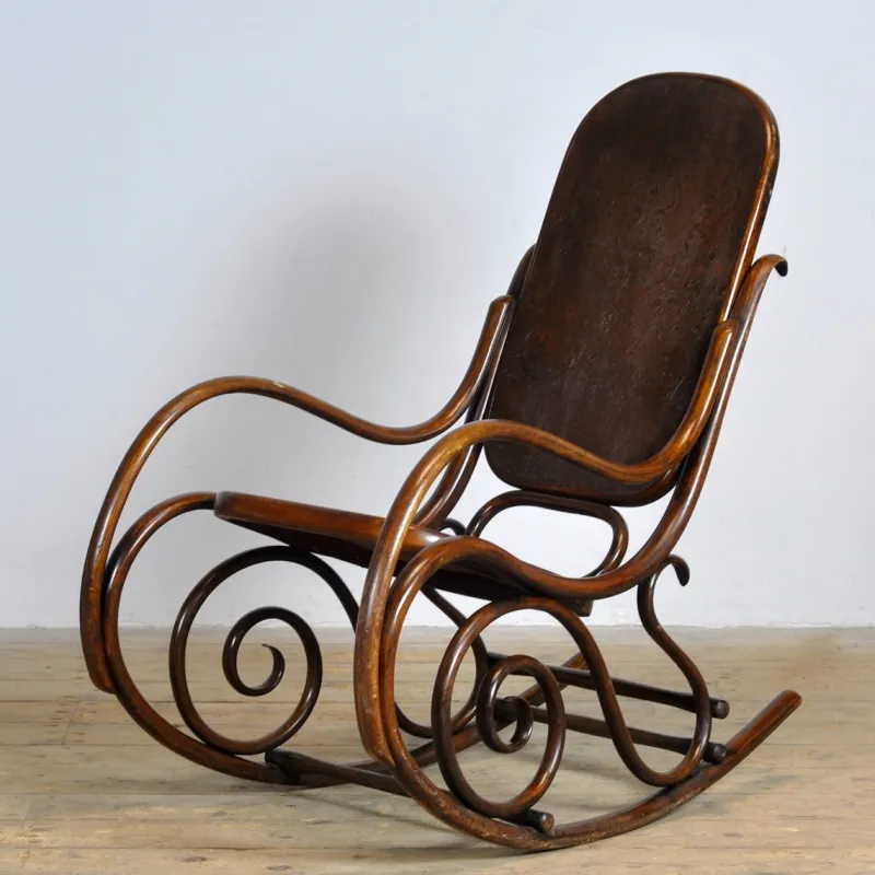 Pamono Vintage Rocking Chair from Thonet, 1920> Rocking Chairs