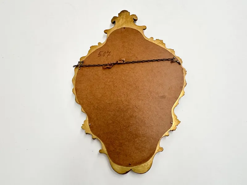Pamono Vintage Rococo Style Gilt Wall Mirror, 1930s> Mirrors