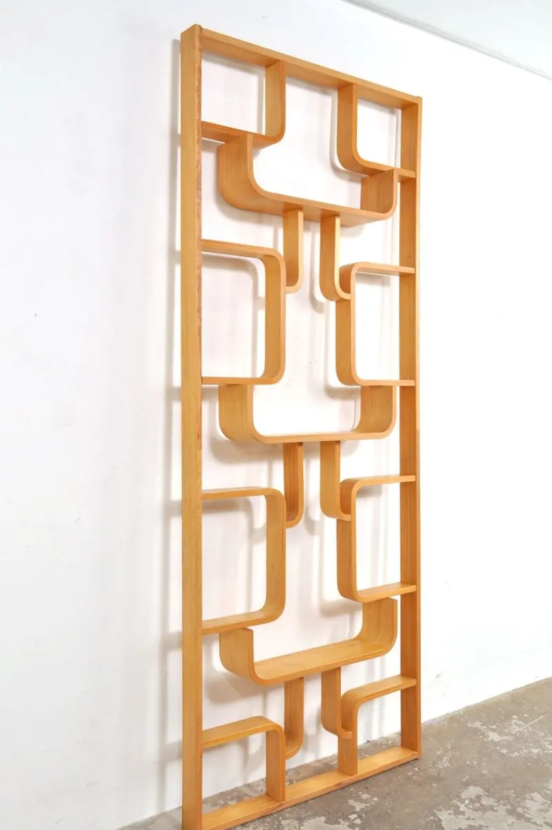 Pamono Vintage Room Divider by Ludvik Volak for Drevopodnik Holesov, 1950s> Room Dividers & Screens