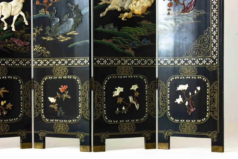 Pamono Vintage Room Divider with Marble Stones, 1970s> Room Dividers & Screens